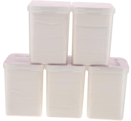 HAPINARY Gel-entferner Wattepads Für Nägel Nagellackentferner-tücher Fusselfreie Nageltücher Nagellackentferner-blätter Saugfähige Pads Für Gel-nagellack Und Nagellackentfernung