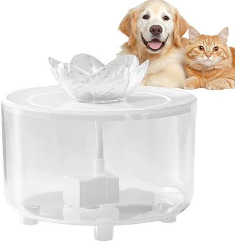 Fontaine À Eau Potable pour Chats D'Intérieur - Électrique Grande Capacité Antidérapant,Distributeur Automatique d'eau pour Chats | pour Petites Moyennes Grandes Races Chambre Balcon Garage Jardin
