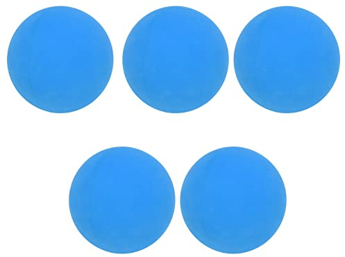 Asixxsix Hoppbollar, 6 Cm Avstressningsbollar Av Gummi, Handträningsbollar med 5 St Set för Simbassänger Stränder Barn Vuxna Multifunktionella (Blå)