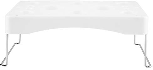 FLEXMAN Estante para Mangas Pasteleras, 29,3X18,3X3,8cm Soporte para Mangas Pasteleras de Plástico Antideslizante, Práctico Organizador de Puntas para Encimeras, Panaderías Caseras