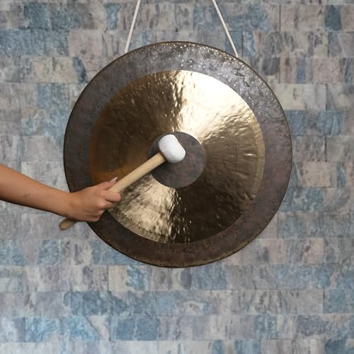 Klangschalen-Center Tam Tam Gong Ø 60 cm, inkl. Klöppel | großes Klangspektrum, für Seminare, Meditation