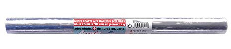 Elba 400036248 - Pellicola protettiva per libro, in PVC, trasparente, 400 mm x 5,5 m