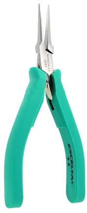 Excelta Stainless Steel Pliers, Gentle Spring Mechanism, 5.5 Length