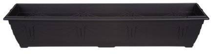 Whitefurze G02022 90cm Venetian Window Box - Black