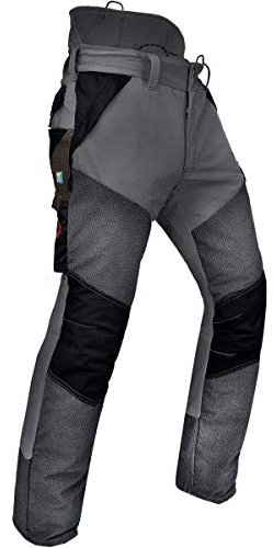 Pfanner Schnittschutzhose Kev-Extrem Klasse 1, Farbe:grau, Größe:XL (kurzgr.)
