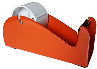 Dispenser per nastro adesivo, resistente, perfetto per tavoli e scrivanie, articolo ideale per imballaggi, pacchi e scatole, adatto a nastri adesivi da 25 - 48 - 50 mm di larghezza