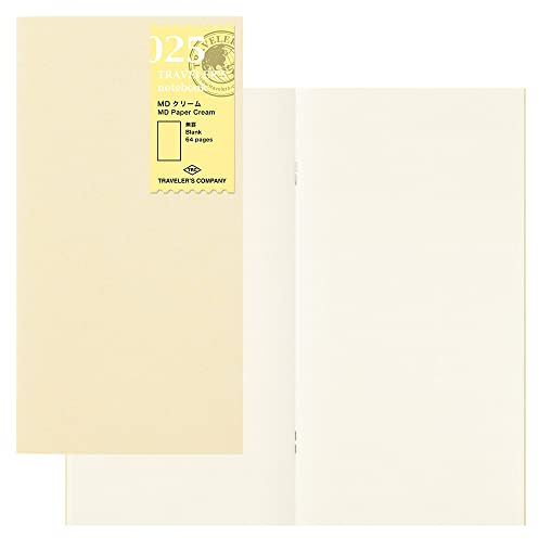 MD Paper Cream Notebook Refill 025 for Traveler's Notebook Regular Size