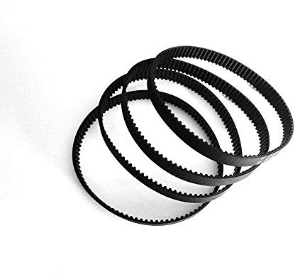 4 Stück GT2 geschlossene Zahnriemenschlaufen, synchrone 6 mm Breite für Riemenscheibe CNC 3D-Drucker – 110 mm