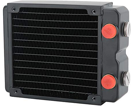 VBESTLIFE 120mm 2-Layer 12-Tube Water Cooling Radiator, Copper Heat Sink, Compatible with Desktop, Laptop, Beauty Apparatus, Industrial Instruments