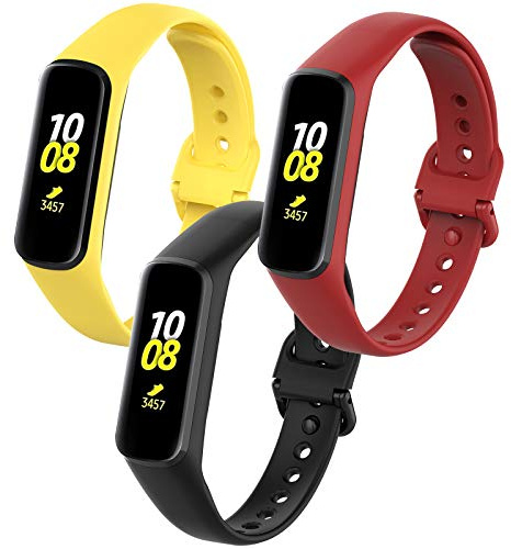 FunBand kompatibel mit Samsung Galaxy Fit 2 R220 Armband, Silikon Sport wasserdichte Fitnessuhr Ersatzarmband Ersatz Bandfür Samsung Galaxy Fit 2 R220 Smart Watch