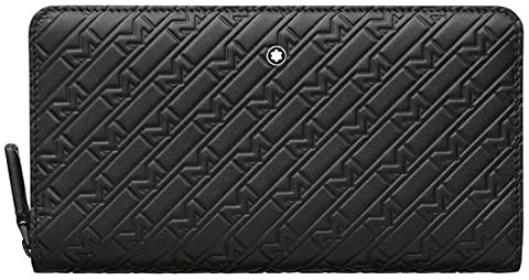 Montblanc MB M_gram 4810 LT Wallet 12cc Zip Geldbörse, Herren, BK (schwarz), Einheitsgröße
