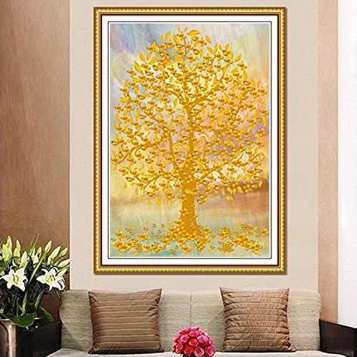 Diamant Painting Nummer Kit große Größe Geldbaum DIY 5D Diamant Malerei Kit Erwachsene/kinder Vollbohrer Crystal Strass Stickerei Bilder Kreuzstich Handwerk Wall Decor Gemälde 80x160cm