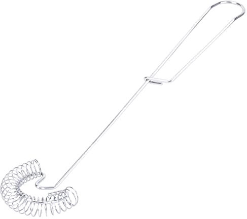 Rordigo Lot de 2 fouets à œufs en acier inoxydable - Fouet plat à ressort - Mousseur à œufs - Batteur à lait et à œufs