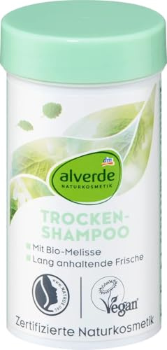 alverde NATURKOSMETIK Shampooing sec spray cheveux gras extrait de mélisse 20ml