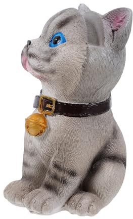 SOIMISS Brillenständer Katze Aus Robustem Kunstharz Grauer Katzenbrillenhalter Für Brillen Sonnenbrillen Dekorative Brillenablage Für Büro Und Zuhause