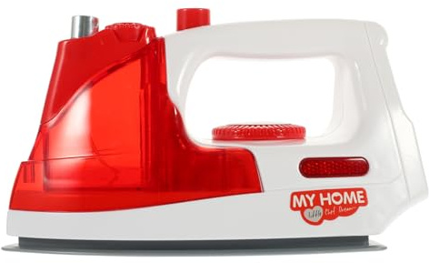 Toddmomy Mini Elektrisches Bügeleisen für Realistische Nachbildung Lernspielzeug für Hausarbeit Sicheres Material Rollenspielzeug für Kleinkinder