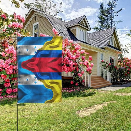Bandera de Honduras, bandera colombiana de Colombia, doble cara, 28 x 40 pulgadas, decoración para exteriores.