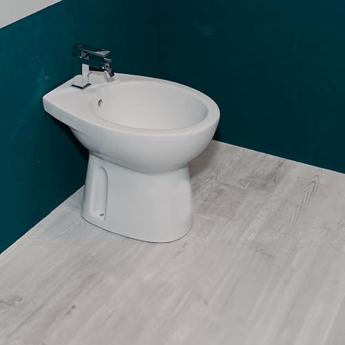 Bidet a terra tradizionale in ceramica colore bianco 40 cm - Magic
