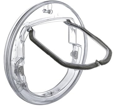 Gattaiola con Chiusura a 4 Vie, Porta per Piccoli Animali Domestici, Ideale per Finestre in Vetro, Foro di Accesso Libero, Resistente Alle Intemperie,Porta trasparente per gatti per animali domestici