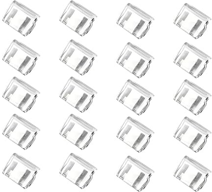 20PCS Jean Clips to Shorten Leg, Trouser Clips for Long Trousers, Quick Pant Length Adjustment, Secure Fastening for Office and Travel