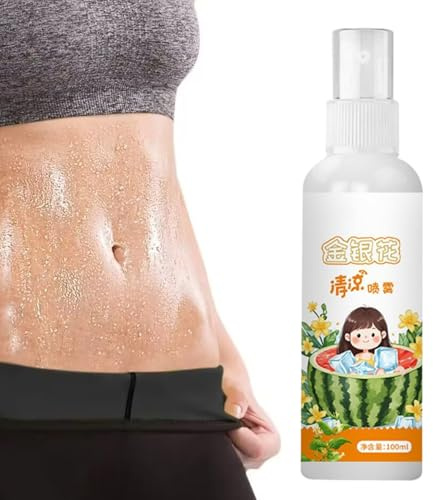 Idratante Corpo Spray 100ml Idratante Viso Naturale | Spray Rinfrescante Sportivo a Base Vegetale per Donne, Famiglia, Ragazze, Sport, Spiaggia, Esterno