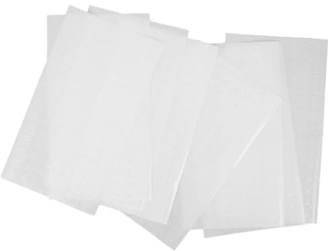 Hemobllo 1000pcs Triangle Braille Adhesive Labels for Blind Users Firm Adhesion and BOPP Self-Adhesive Material, for Safety Signage and Public Areas on Drawers and Switches