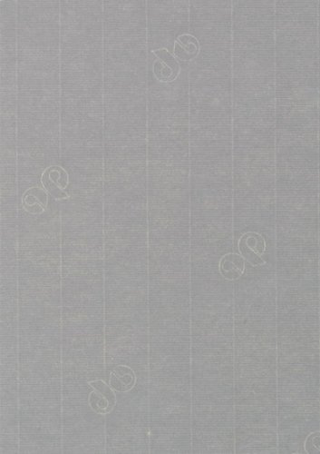 50 Stück - Artoz Serie 1001 Papier Bogen gerippt - 100g/qm - DIN A4, 297 x 210mm, hochwertig, graphit