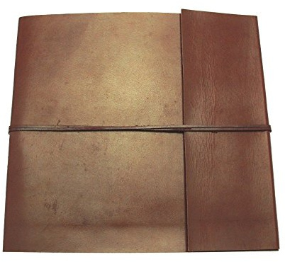 handgemacht Leder Fotoalbum Groß uni 260 x 240mm