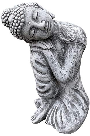stoneandstyle träumender Shiva Steinfigur frostfest 12,9 kg