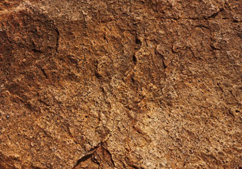wandmotiv24 Photo murale Pierre couleur jaune-rouge S 200 x 140cm - 4 pièces photo, papier peint non tissé Mur, mur, rocher M1054