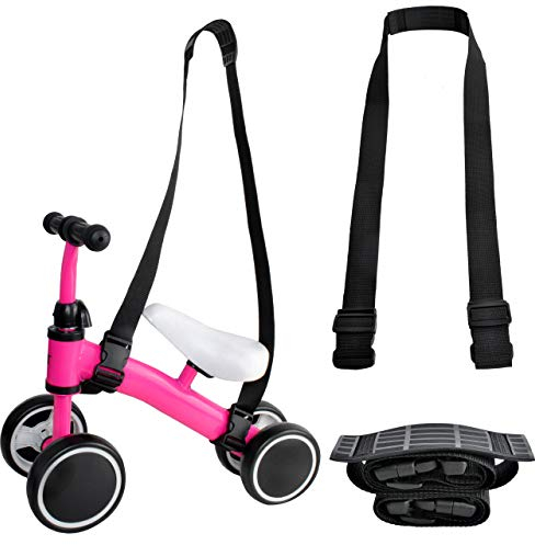 Schultergurt für Sport-Taschen 4cm Breit Tragegurte für Laufrad Roller Fahrrad Verstellbar Universell Waschbar Schwarz 8616