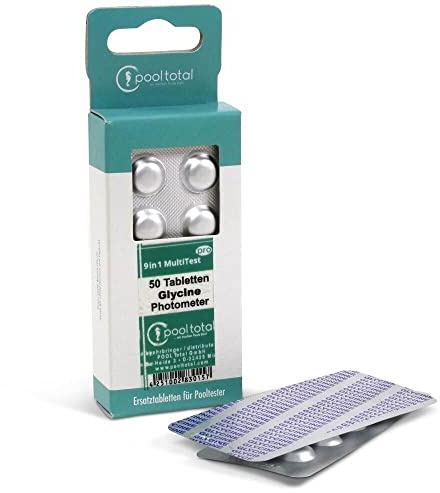 50x Tabletten Glycine zur Messung des Ozon-Gehalts - Für elektronische Pooltester/Photometer