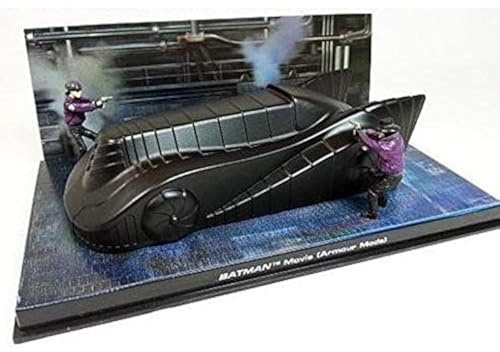 Eaglemoss Batmobile Armure Mode Batman (1989 Movie) 1/43 Noir Métal Voiture Miniature