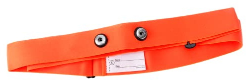 Rich Green Valley Chest Strap, Heart Rate Monitor Replacement Chest Strap,Soft Adjustable Fits for Polar Wahoo Tickr Garmin Chest Belt Standard,Orange
