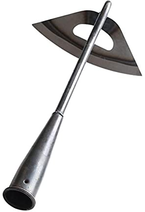 Zappa vuota, zappa vuota in acciaio inossidabile, zappa piccola portatile, multiuso robusto e durevole strumento da giardino diserbo rastrello piantare ortaggi giardino fattoria diserbo zappa cava