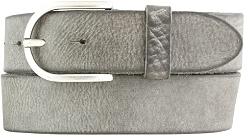 BELTINGER Damen-Gürtel aus weichem Vollrindleder Vintage-Look 4 cm | Jeans-Gürtel für Damen 40mm | Ledergürtel Used-Look