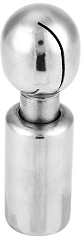 Ejoyous Rotary Spray Ball, 3/8 Zoll 15 L/Min Edelstahl Reinigungskugel 360 ° Sprühmuster Sanitär Sprühkugel Gewindeanschluss mit Reinigungsdurchmesser 1m-6m