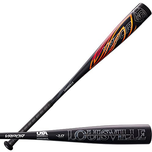 Louisville Slugger Unisex, Teenager Vapor (-10) 2 5/8 USA Schläger, schwarz/orange, 26/16 oz