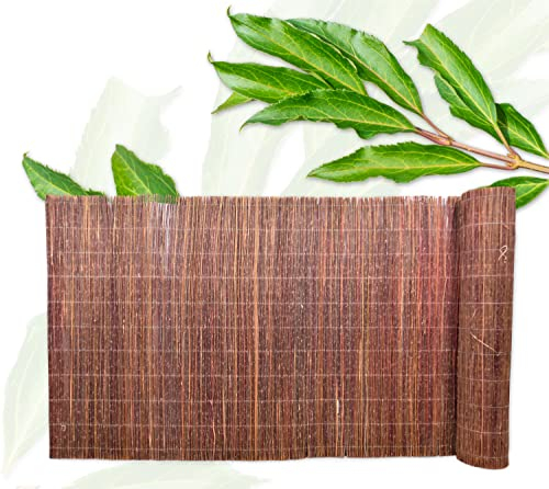 Z4L Weidenmatte, Sichtschutz, Weidenzaunmatte für Garten, Balkon, Terrasse, natürlicher Sichtschutz, Windschutz - 110cm x 500cm