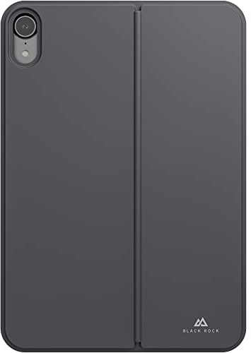 Black Rock Kickstand Cover Case Suitable for Apple iPad Mini 6th Generation 2021 8.3 Inch I Smart Case, Magnetic Tablet Protective Case (Black)