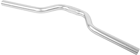 Wakects 80MM Rennrad Lenker Komfortable Fixed Gear Lenker M Aluminium Legierung Bar 25,4 * 520MM (Silber)