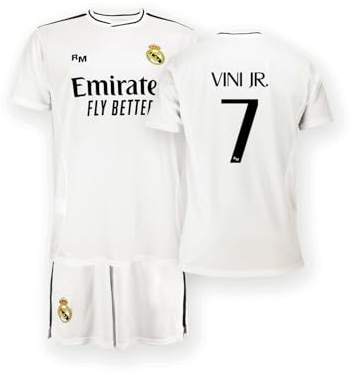 Real Madrid Primera Equipación Niños Temporada 24/25 Camiseta Unisex niños (Pack de 1)