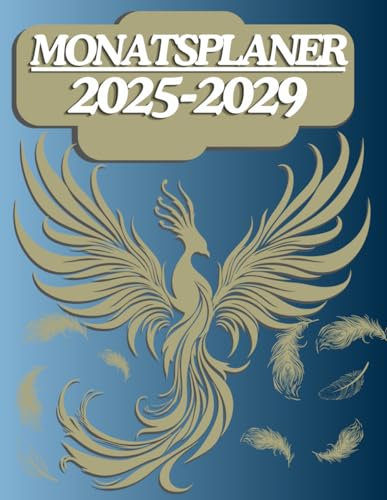 Monatsplaner 2025-2029: Monatskalender Planer Organizer Teamwork Business Motivation mit Designcover/monatsplaner 2025 A4
