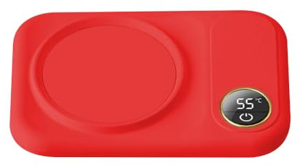 Chauffe-Tasse a Café,Tapis Chauffant Électrique USB 10 W avec Arrêt Automatique de 8 Heures et 3 Réglages de Température pour Bureau,Maison,Bureau,Chauffage du Café,Thé,l'eau,Lait,Boissons