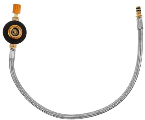 NUOBESTY Adaptador Manguera Gas Propano Conexión Rápida Flexible para Hornillos Camping Cocina Portátil Barbacoa Exterior Hogar