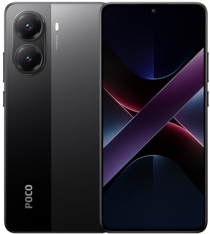 XIAOMI POCO X7 Pro 5G Smartphone 12+256GB Dimensity 8400-Ultra 90W HyperCharge CrystalRes 1,5K 120Hz Pantalla AMOLED Cámara Principal 50MP Batería 6000mAh,Sin NFC,Pero con Cargador(Negro)