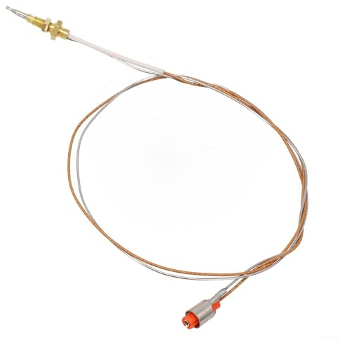 Sensor de termopar de gas, cabeza de tornillo de cobre para quemador de gas Sabaf, cocina integrada, dispositivo de seguridad de llama de repuesto (aguja corta de 70 cm)