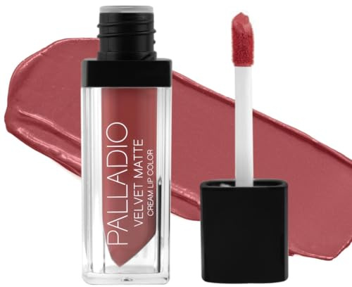 Palladio Velvet Matte Cream Lip Color, Sateen