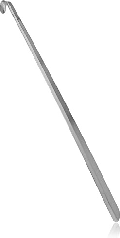 MTS care Finley Xtreme Schuhlöffel - Schuhanzieher/Shoe Horn 70cm lang aus Carbon-Stahl - rückenschonende Schuh-Anziehhilfe - unzerbrechlich und sehr stabil