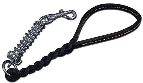 Hundeleine Leder Zopf mit Feder für Hunde 50 cm Farben sortiert natur braun schwarz